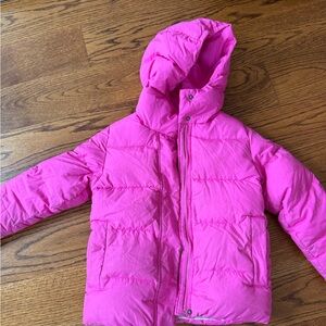 Crewcuts Bright Pink Kids Puffer Jacket